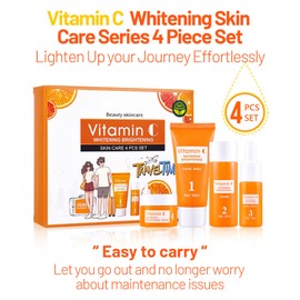 Geschenkset Frauen,4pcs Skincare Set für Haut Reinigung und Tägliche Pflege-Produkten,Gesichtspflege Set Damen für Nähren Intensiv Verbessert Effektiv Raue und Stumpfe Haut als Geschenke für Mädchen