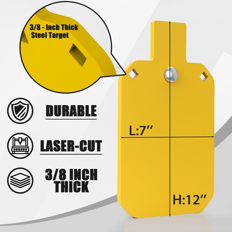 2x4 Metal Target Stand System for Outdoors Shooting Range