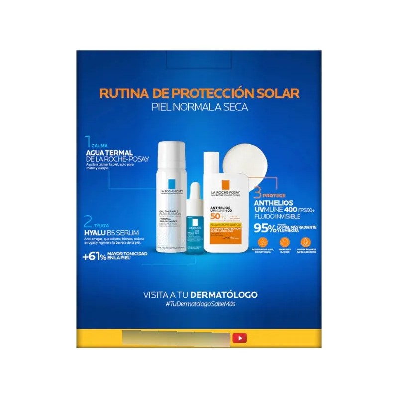 Kit Protector Solar Anthelios Mune Aguatermal Hyalu