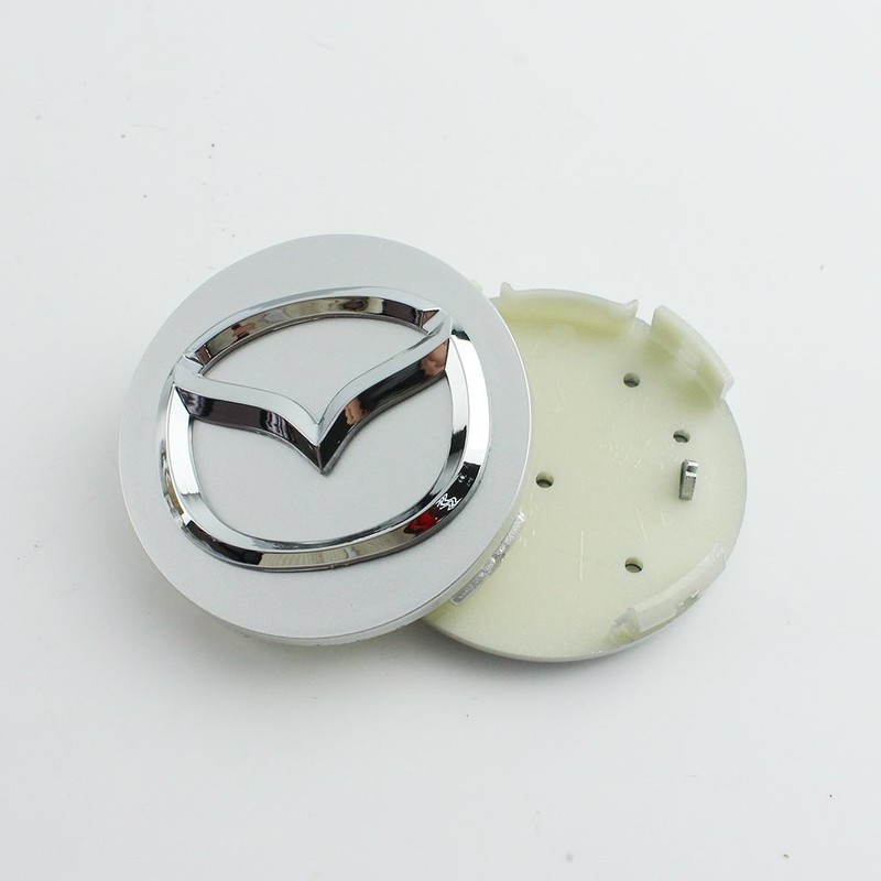 4 x 56 mm Alloy wheel centre center caps Mazda