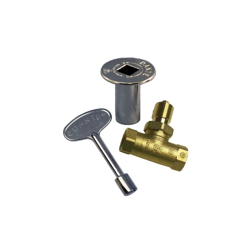 Dante Products Combo Pack with Straight 1/2-Inch, Quarter-Turn Ball Valve