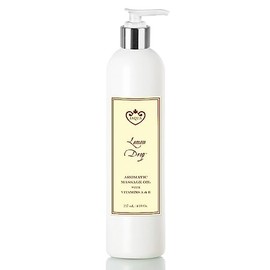 Jaqua Spa Aromatic Massage Oil with Jojoba, Sesame, and Sunflower Oil - Lemon Drop