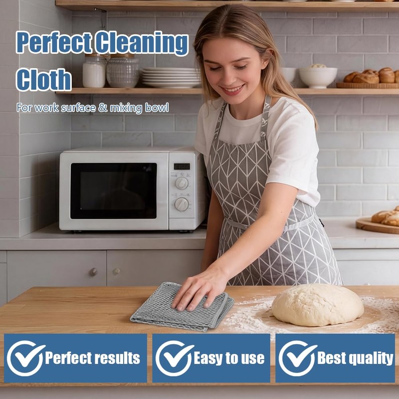 AYESY Dough Cleaning Cloth, Pack of 6, 30 x 30