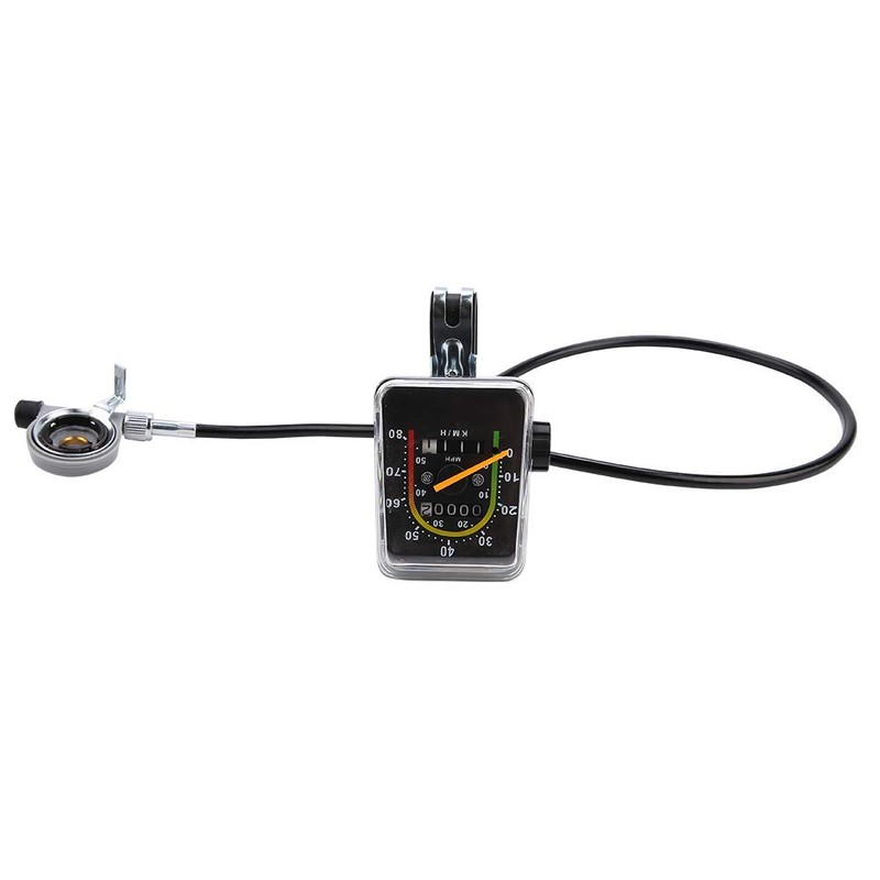 MAGT Bicycle Computer, Durable Bicycle Speedometer Metal-Plastic Bicycle Odometer Classic