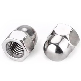 1/4-20" Acorn Cap Nuts, Acorn Nut Stainless Steel 18-8(304), 50Pcs-Pack