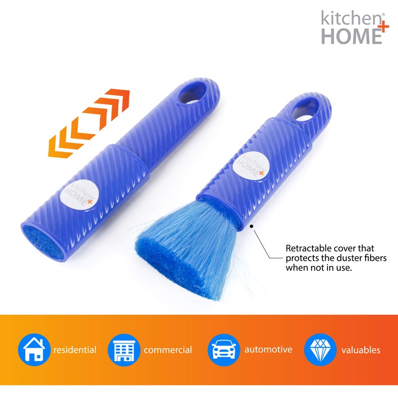 Kitchen + Home Compact Static Duster - 6.5" Inch Travel