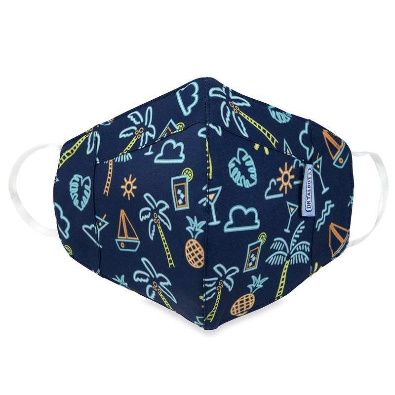 Dr. Talbot's Adult Washable Cup-Shaped Cloth Face Mask for Personal