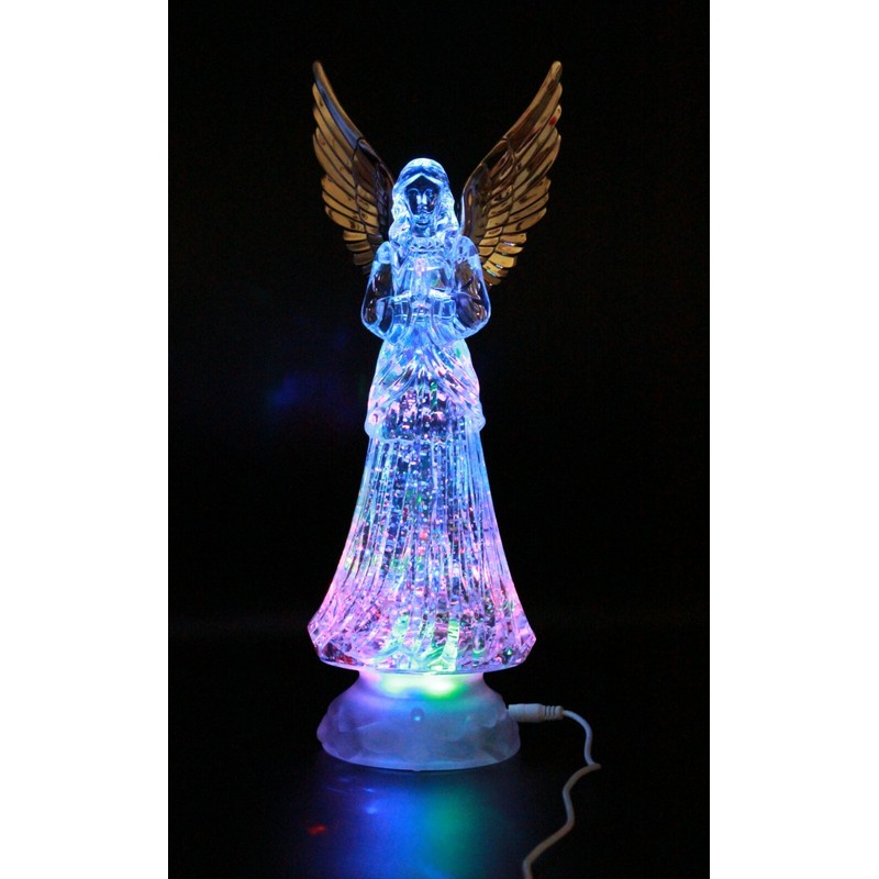 Dalax Christmas Gift LED Light-Up Praying Angel Willow Tree Nativity