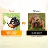 Short Snout Dog Muzzle - Adjustable Breathable Mesh Bulldog Muzzle,