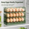 Large Egg Storage Box for Refrigerator – Transparent Egg Organizer