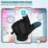 JALBSI Winter Gloves Men Women With Thermal Wool Fleece Lined