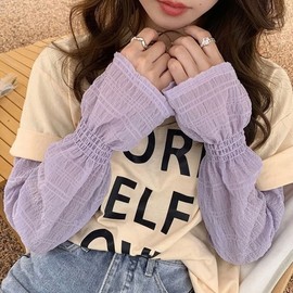 Summer cool purple back of hand arm tosh covering pretty women cool tosh arm tosh goal