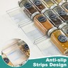 Brippo 8-Pack Spice Drawer Organizer, Expandable Acrylic Seasoning Rack (13"