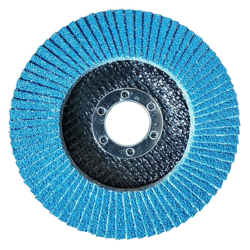 100 Pack Flap Discs 40 Grit 4.5" x 7/8" Sanding