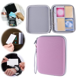 AZURAOKEY Card Case for Yoto Cards Mini Audiobook Cards, Soft Portable Folder with Zipper & 80 Pockets Card Holder Card Binder Holder for Yoto Player Audiobook Card