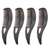 4PCS Hollow Tooth Hairbrush Dandruff Combs, ABS Material, Unique Hollow