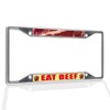 Fastasticdeals Metal Insert License Plate Frame Eat Beef Ing with
