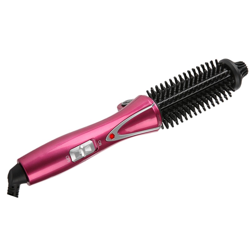 Electric Folding Hair Curler Comb Brush Portable Hair Dressing Beauty