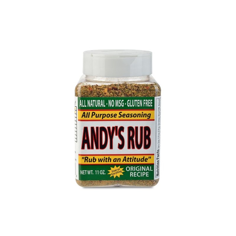 Andy's Rub, an All Natural Rub with Attitude, 11 oz.
