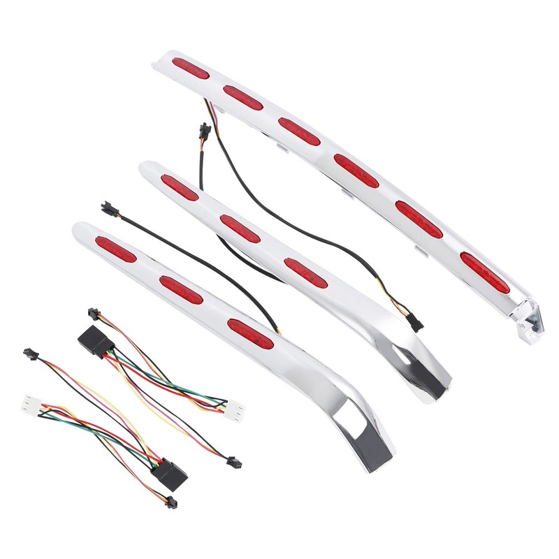 TCMT Rear Trunk Decoration Trim Molding Cover LED Lights Fit