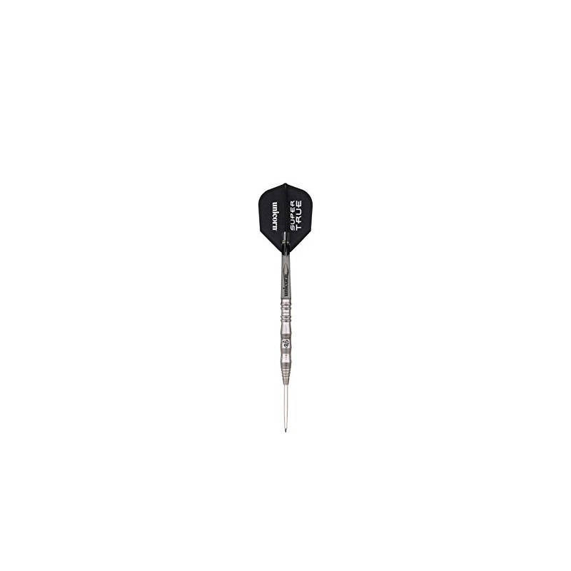 Unicorn Unisex Super True 90% Tungsten Darts, Silver, 20G UK