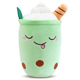 Aitsite Bubble Tea Cuddly Toy, Squishy Bubble Tea Bubble Tea Plush Toy, Mini Cute Cuddly Toy, Small Cuddly Toy, Girls Bubble Tea Plush Toy, Kawaii Plush, Cute Cuddly Toy, Cushion, Milk Tea Doll