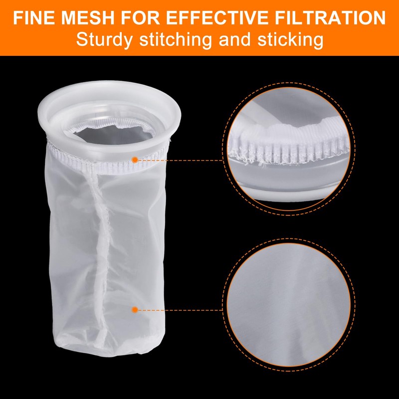PATIKIL 4" IBC Lid Filter 3 Pack 220mm Long Washable