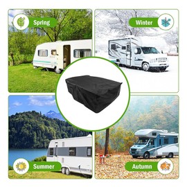 RV Air Conditioner Winter Cover, Outside Travel Trailer AC Covers for Roof AC Dust Proof Accessories, RV Trailer Covers Replacement for Roof Winter Outside
