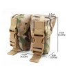 Tactical Pouch Double Frag Grenade Pouches Molle EDC Tool Pack