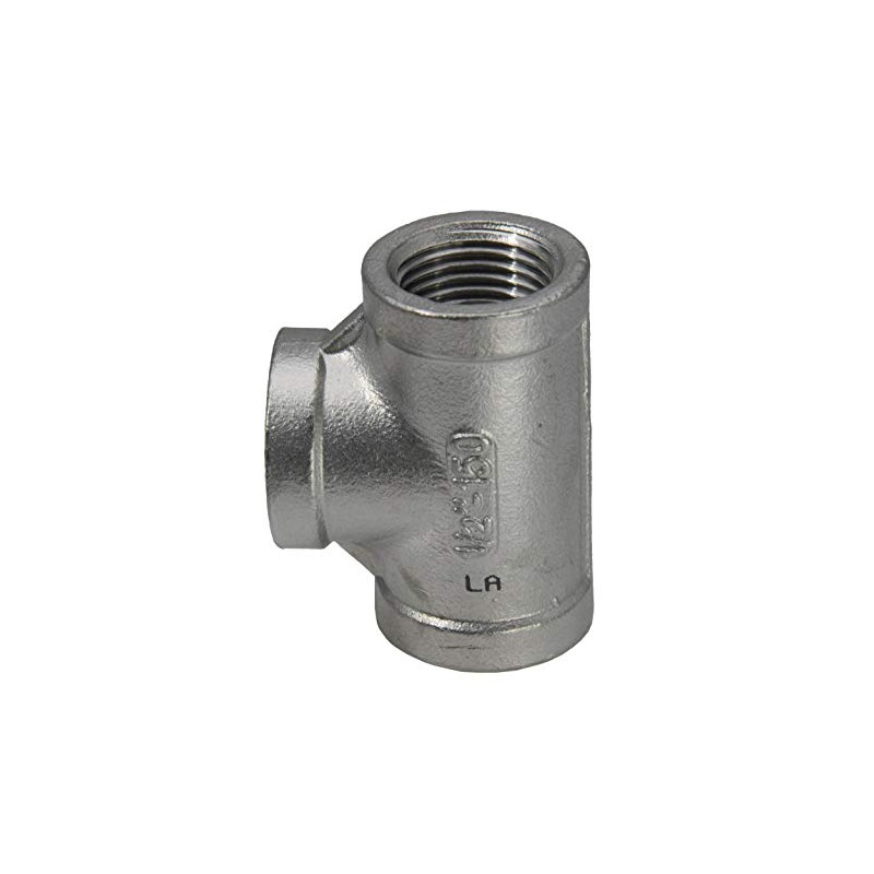 Cast Tee with 3x Female Thread NPT 1/4 Inch Female