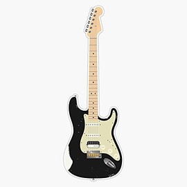 Money (Electric Guitar) Sticker Vinyl Waterproof Sticker Decal Car Laptop Wall Window Bumper Sticker 5"