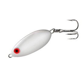 Bomber Lures B8901 Slab Spoon Lure (White, 1 0.25 oz)