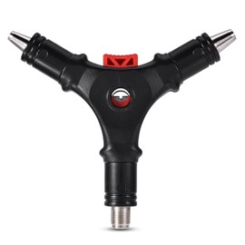 F Head Cable Stripper, Coaxial Compression Tool F Head RG59 RG6 Connector Coax Cable Stripper Flares Braid, Saves Time on Cable TV and Satellite Installations