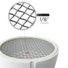PVC Termination Cap Mesh Screen Vent Cover, Furnace & Roof