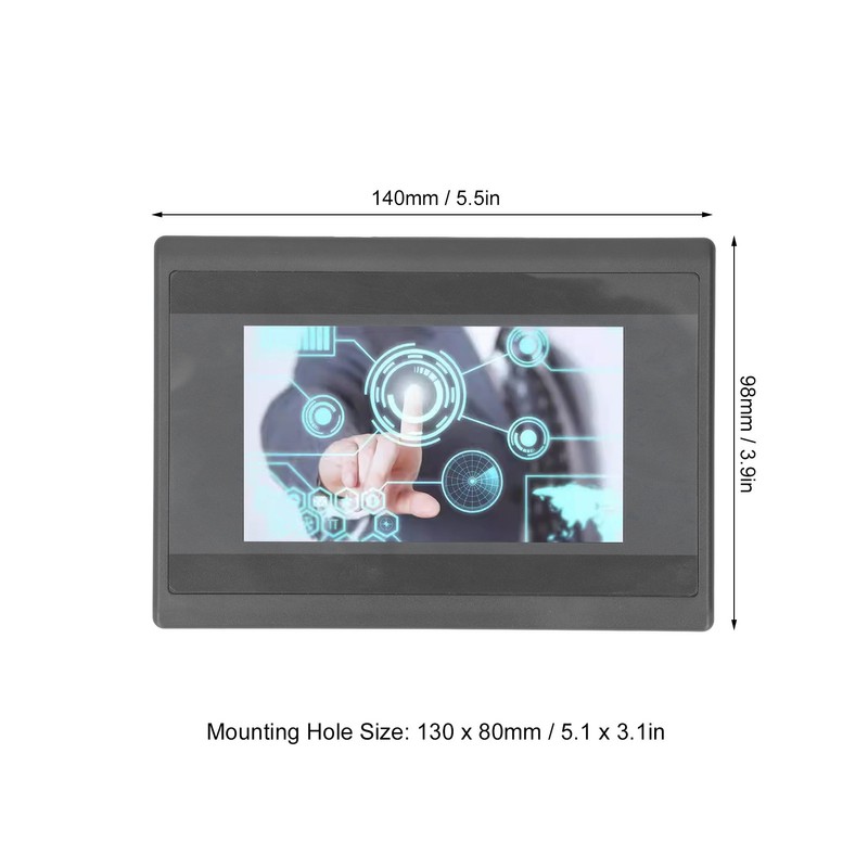 HMI Touch Screen 4.3in TFT LCD Display PLC Control Screen