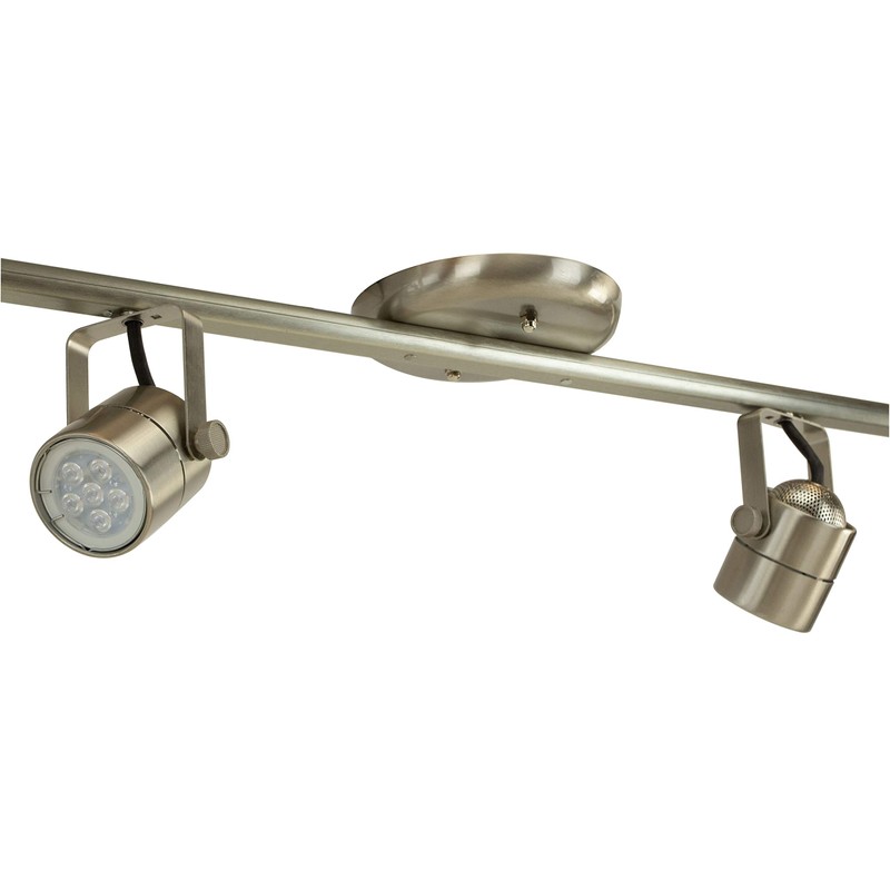 Direct-Lighting LED 4FT 4-Light Track Lighting Kit GU10 LED Bulbs