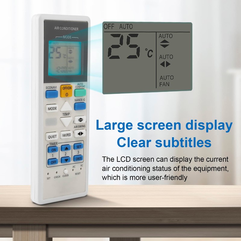 Universal Air Conditioner Remote Control Compatible with Panasonic KTSX002 CS-Z9RKR