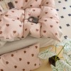 YASMENG Bed Linen 135 x 200 cm Cotton Dog Tooth