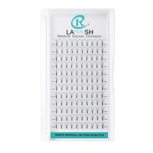 Premade Fans 5D Short Stem Eyelash Extensions - 0.07mm &