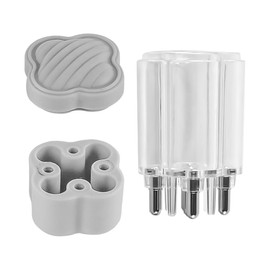 Laroal 2PCS Hair Oil Dispenser Root Comb Applicator Bottle Oil Applicator Bottle For Hair Root Comb Applicator Bottle Scalp Oil Applicator Scalp Massage Comb