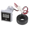 XIITIA 3pcs 60-500V 0-100A AC Digital Ammeter Voltmeter, 22mm Square