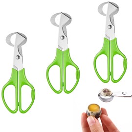 Quail Egg Scissors, Stainless Steel Quail Egg Scissors, Stainless Steel Quail Egg Scissors, 3 Pieces Small Egg Scissors, Quail Eggs, Small Egg Scissors, Kitchen Tool Egg Shell Opener, Kitchen Tool