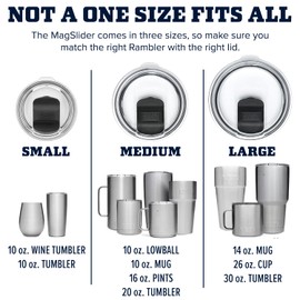 YETI MagSlider Lid for 10oz Lowball & 20oz Tumbler