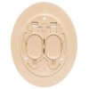 Walker 895P-BRZ Bronze Plastic Duplex Floor Box Cover Plate w/two