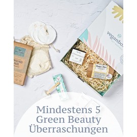 Vegan Box® Beauty Gift Box | At least 5 Premium Natural Cosmetic Gifts for Women | Vegan & Cruelty Free Green Beauty Products