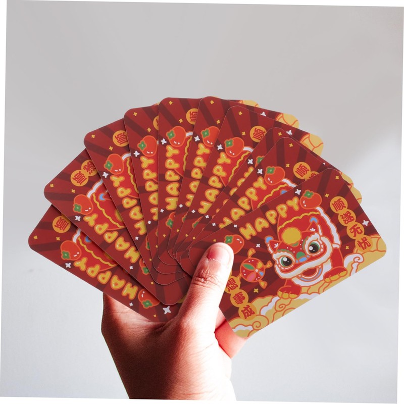 Kisangel 30pcs Lunar Year Scratch Off Cards Fun Prize Game