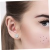 Beavorty Hip Hop Ear Studs for Men Chic Fashionable Earrings