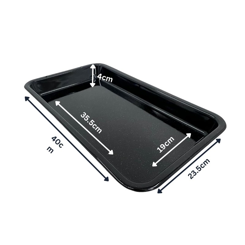Chabrias Ltd Vitreous Enamel 32cm Baking Roast Tray UK Made