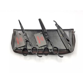 EVOLVING Tijeras Profesionales Acero Japones Rosa Oro Barberia