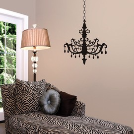 Newclew Burnish Chandelier Vinyl Wall Decal 2 (Chandelier)